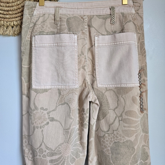 Anthropologie, New Pilcro The Camp Wanderer Pink Rose Patchwork Pants Size 28 - Picture 7 of 15